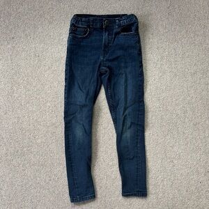 Zara Navy Comfy Denim Pants